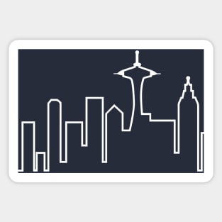 Seattle Skyline (Frasier) Sticker